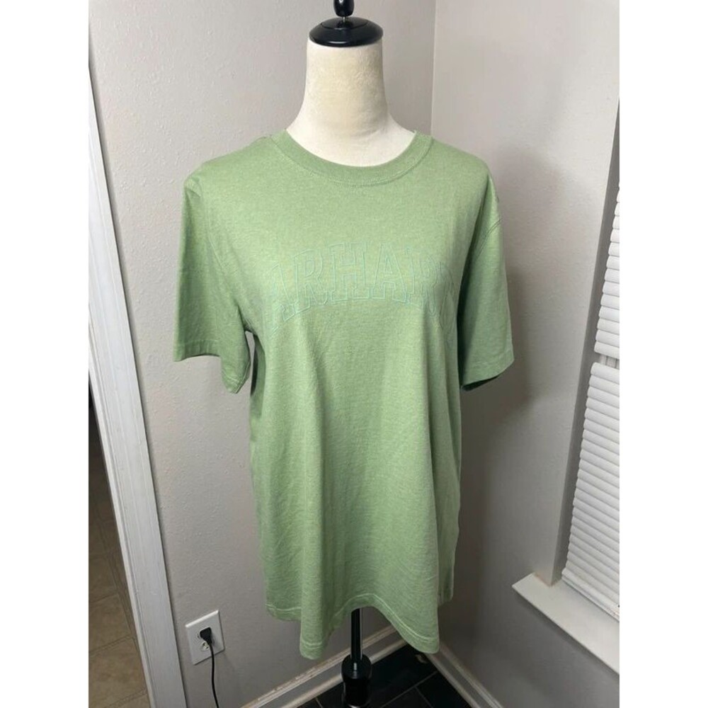 Carhartt Relaxed Fit Green Logo Graphic T-Shirt Men’s Medium Workwear Streetwear